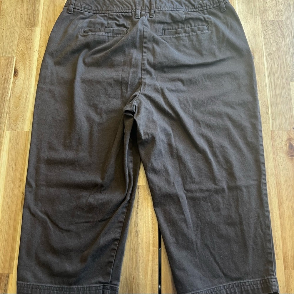 St. John’s Bay Brown Stretch Capri Pants Size 14 - Picture 4 of 5